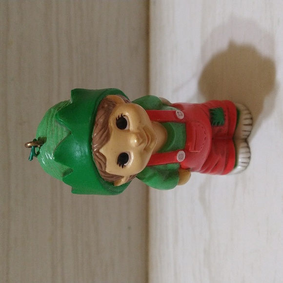 Hallmark Other - Vintage 1984 Hallmark Keepsake Green Red Kit Christmas Holiday Ornament Elf Boy